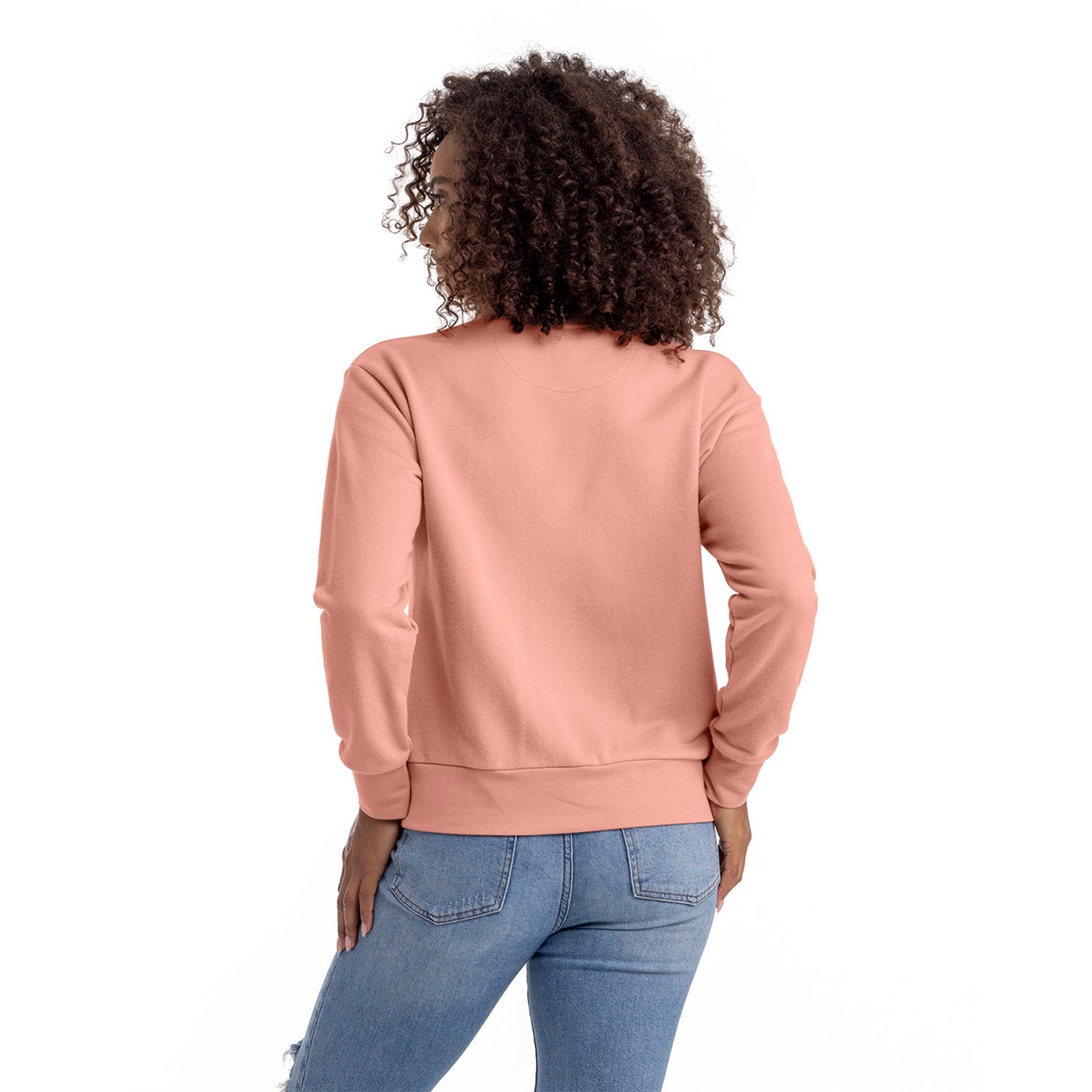 Prime Sueded Sweatshirt Dessert Pink Women's